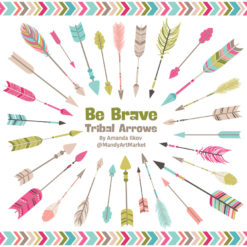 Bohemian Tribal Arrows Clipart