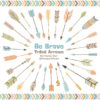 Vintage Boy Tribal Arrows Clipart