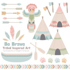 Grandmas Garden Tribal Clipart