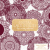 Merlot Lace Doily Vector Clipart