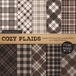 Brown Cozy Plaid Patterns