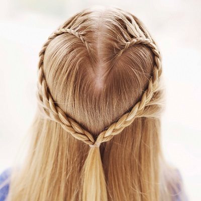 Adorable Heart Braids