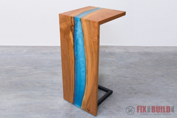 Epoxy Waterfall Table