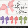 Wildflowers Diamond Bow Clipart