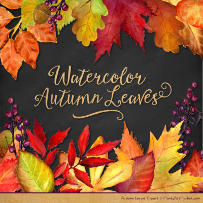 Leaves & Branches Clipart In Natural