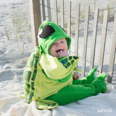 Make a Sea Turtle Baby Costume 1