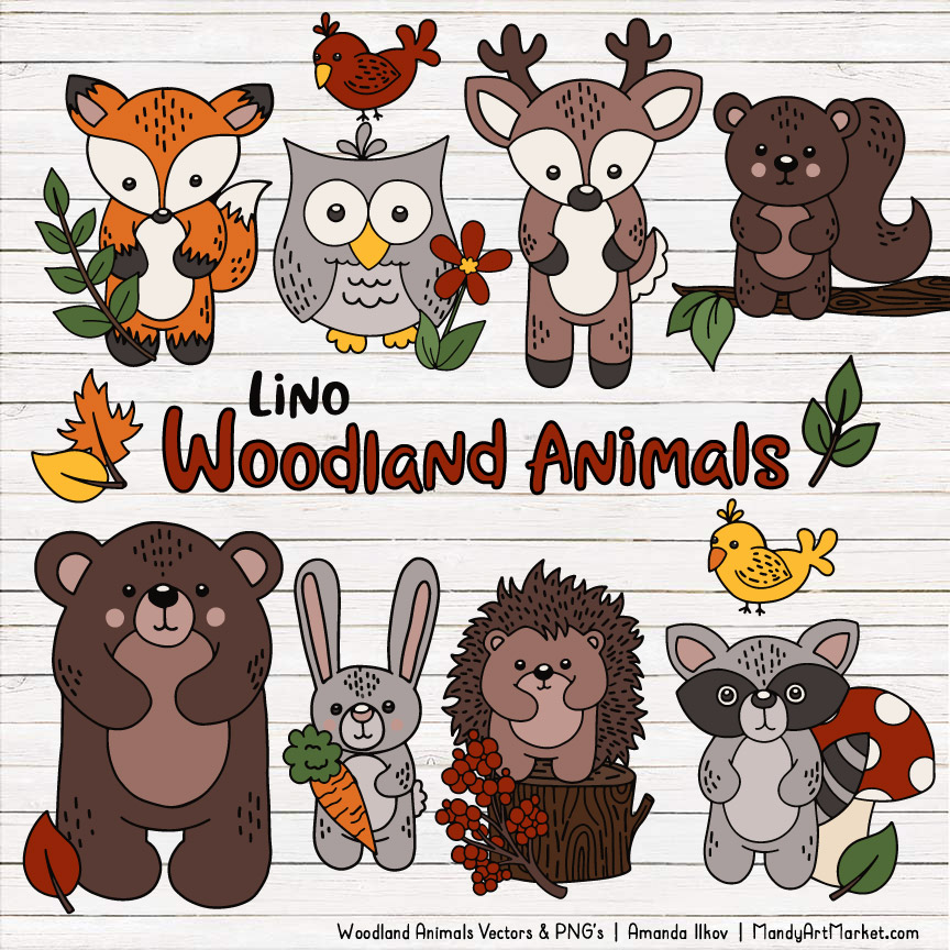 Animal Clipart Woodland Clipart Choose Happy Animal Graphics COMMERCIAL USE Fox Graphics Be Brave Hand Drawn Clipart Fox Clipart